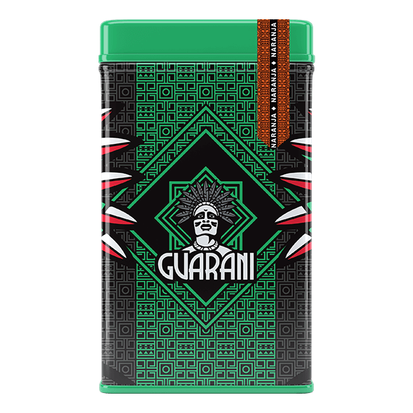 Yerbera – Tin can + Guarani Naranja 0.5kg
