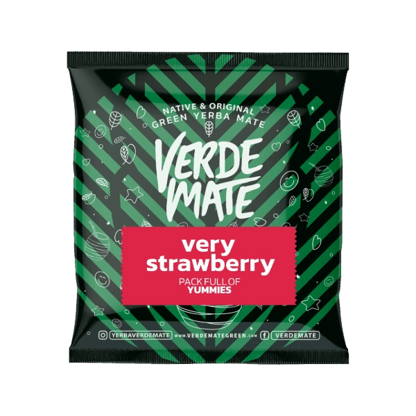 Verde Mate Green Very Strawberry - packaging