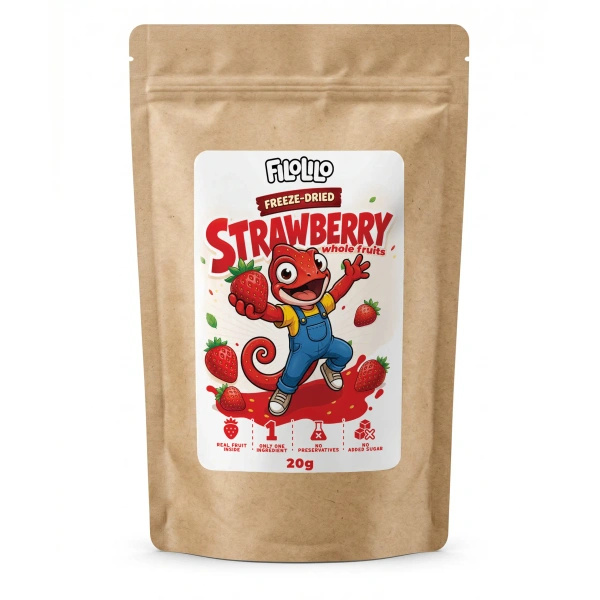 FiloLilo – Freeze-dried whole strawberries 20g