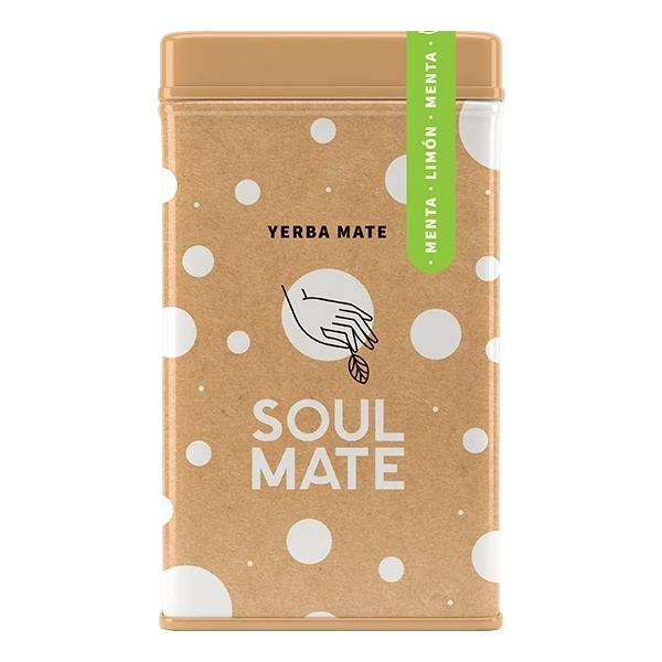 Yerbera – Tin can + Soul Mate Orgánica Menta Limon 0.5kg