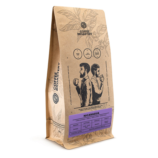 Bro Coffee Roastery - Whole Bean Coffee Nicaragua Colibrí Azul Speciality 1kg
