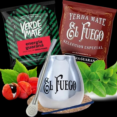 Yerba Mate set Calabash + Bombilla