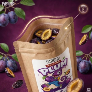 FiloLilo – Freeze-dried plum halves 20g