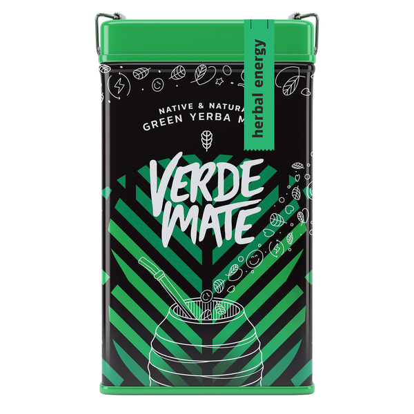 Yerbera – Tin can + Verde Mate Green Herbal Energy 0.5kg