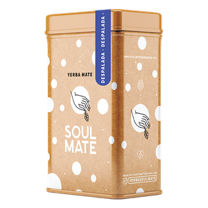 Yerbera – Tin can + Soul Mate Orgánica Despalada 0.5kg