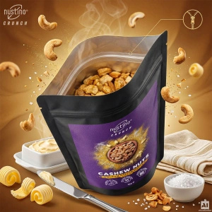 Nustino Crunch – Roasted Cashews – Golden Salted Butter Flavour 100g