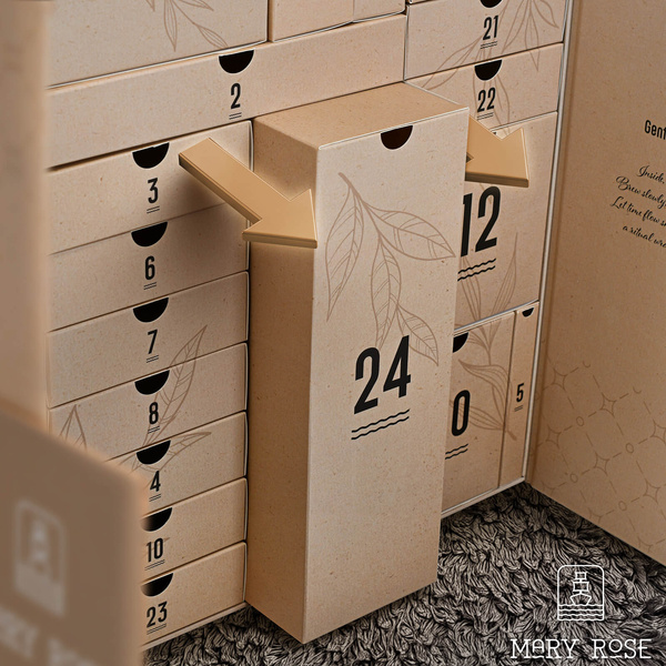 Adventskalender – te, matcha og tilbehør – Mary Rose