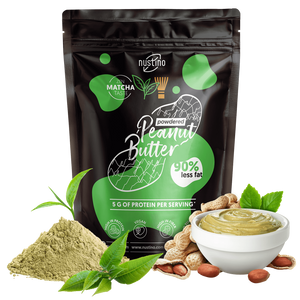 Nustino – Powdered Peanut Butter – Matcha (no sugar added) 400g