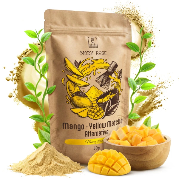 Mary Rose – Yellow Matcha Alternative – Mango Powder 50g