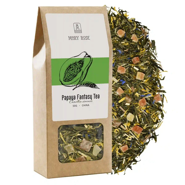 Mary Rose - Papaya Fantasy Green Tea - 50g