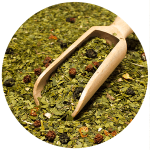 Yerbera – Tin can + Verde Mate Green Frutos del Bosque 0.5kg