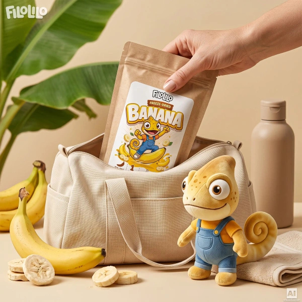 FiloLilo – Freeze-dried banana slices 100g