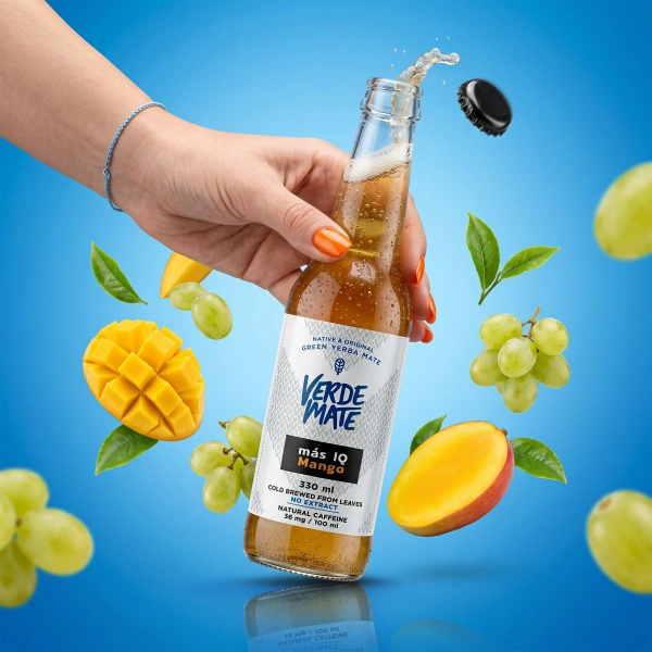 Verde Mate Green Cold Brew – Más IQ Mango 330ml