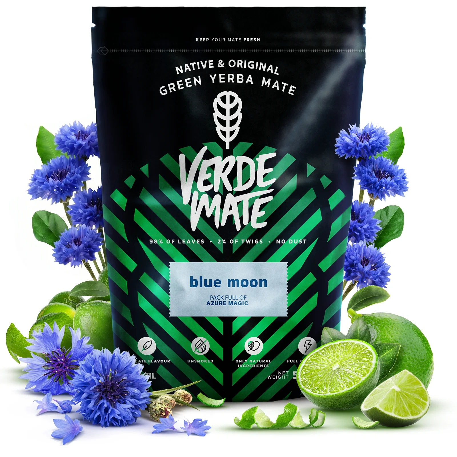 Verde Mate Green Blue Moon