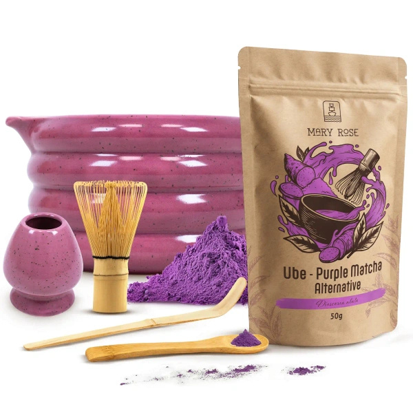 Set for Preparing Purple Matcha
