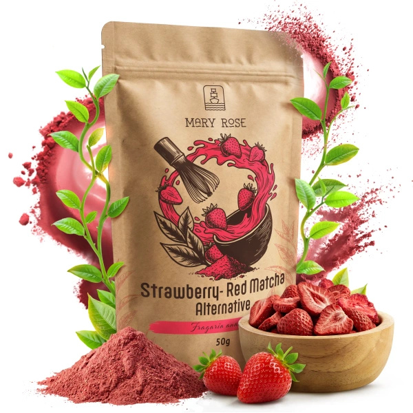 Mary Rose – Red Matcha Alternative – Strawberry Powder 50g