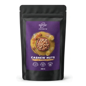 Nustino Crunch – ristede cashewnøtter – Honey Mustard Crunch 200 g