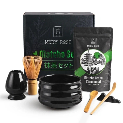 Gift Set: Japanese Ceremonial Matcha + Matchawan + Bamboo Accessories