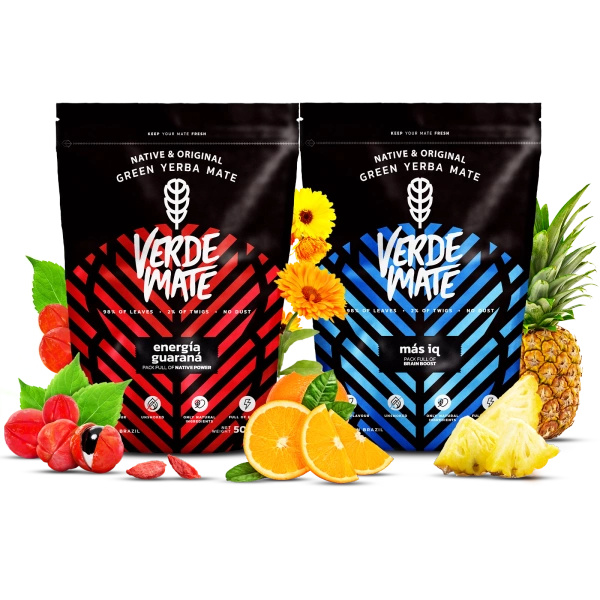Yerba Mate Green Mas IQ Guarana Energia MIX 1kg