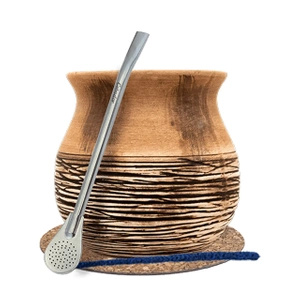 Set Gourd + Bombilla 19cm