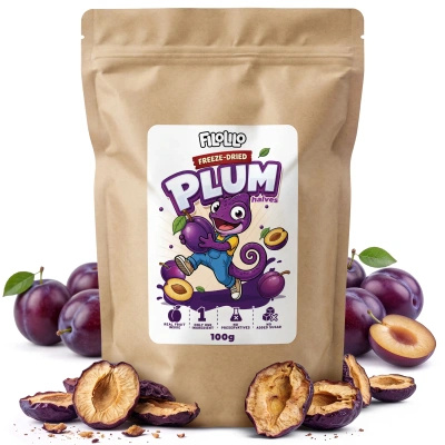 FiloLilo – Freeze-dried plum halves 100g