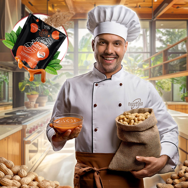 Nustino – Powdered Peanut Butter – Salted Caramel (no sugar added) 400g