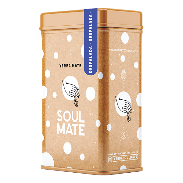 Yerbera – Tin can + Soul Mate Orgánica Despalada 0.5kg