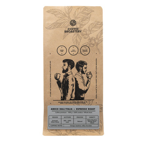 Bro Coffee Roastery - Whole Bean Coffee Amico dall'Italia Espresso Roast 400g