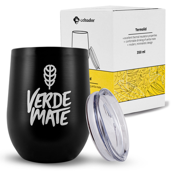 Yerba Mate Set: Thermal Mate Cup TermoLid + 2x Bombilla