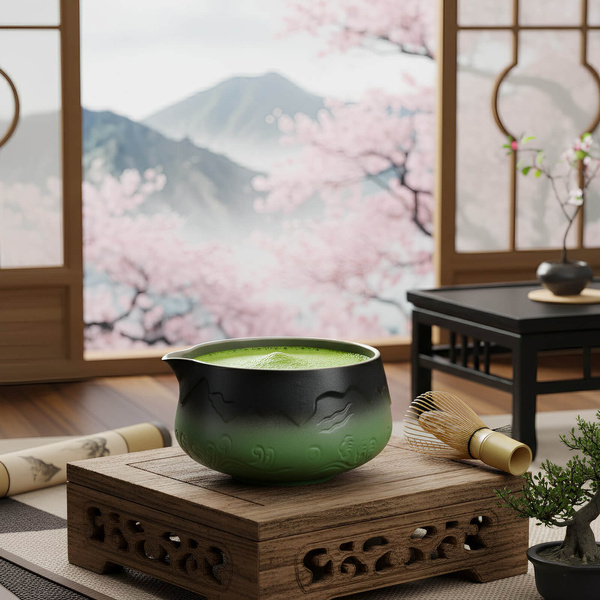 Matcha tea brewing accessories set
