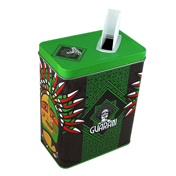 Yerbera – Tin can + Guarani Naranja 0.5kg