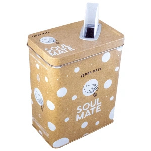 Yerbera – Tin can + Soul Mate Orgánica Menta Limon 0.5kg