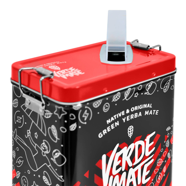 Yerbera – Tin can + Verde Mate Green Energia Organica 0.5kg