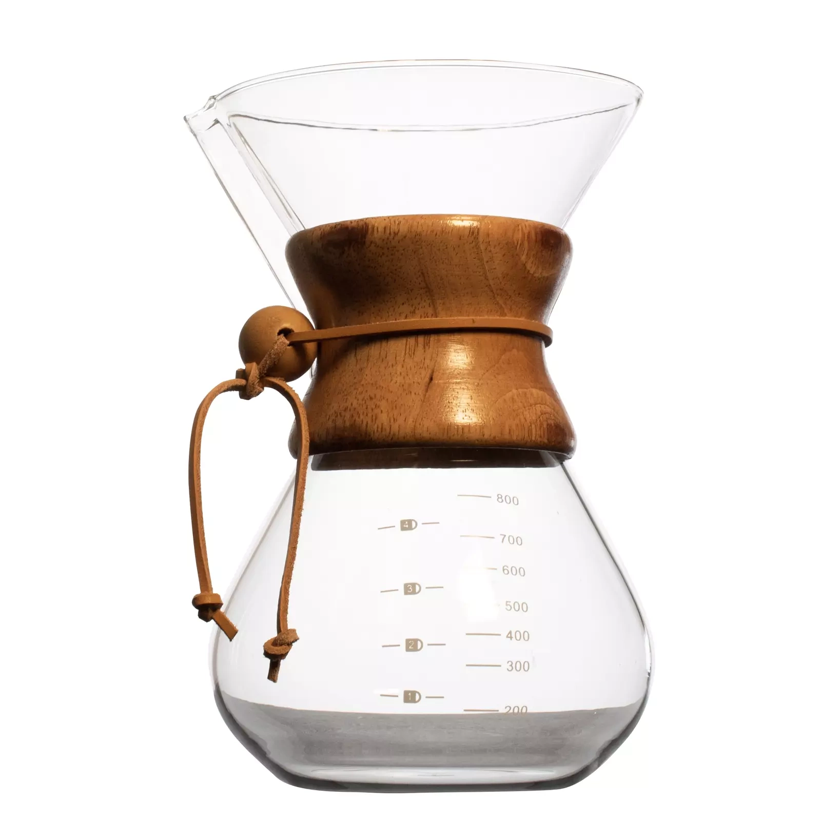 Chemex-style coffee maker