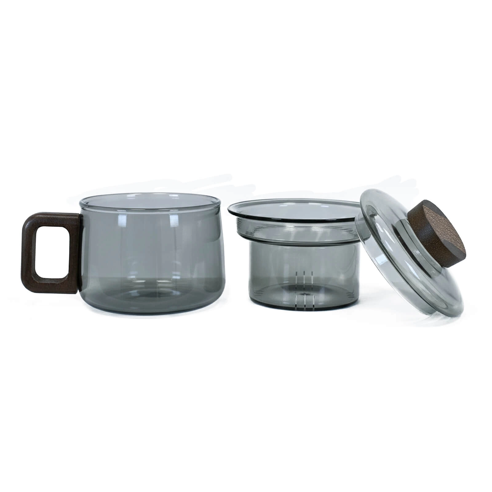 Cebador Vidrio glass cup with infuser