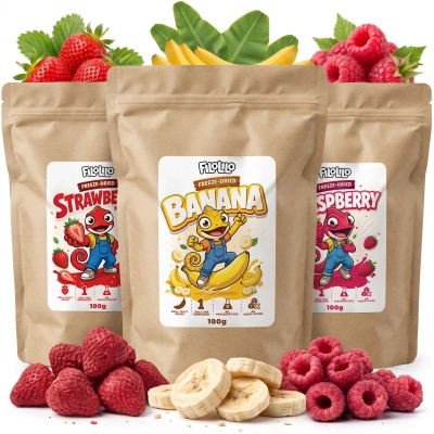 FiloLilo Freeze-Dried Fruit Set 3×100g