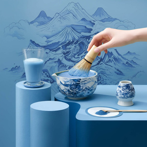 Matchawan – Ceramic Matcha Bowl with Spout – Dragon