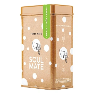 Yerbera – Tin can + Soul Mate Orgánica Menta Limon 0.5kg