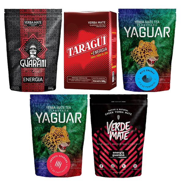 Yerba Mate Energia 5x0,5kg Various Brands