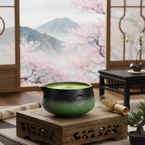 Matcha tea brewing accessories set