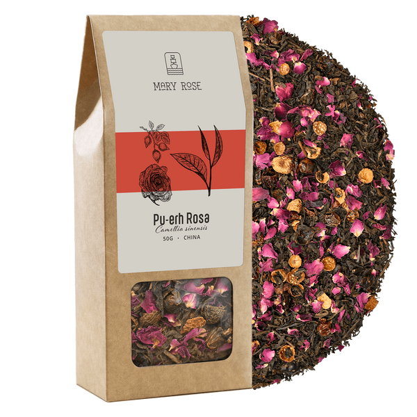 Mary Rose - Pu-erh Rosa Tea - 50g
