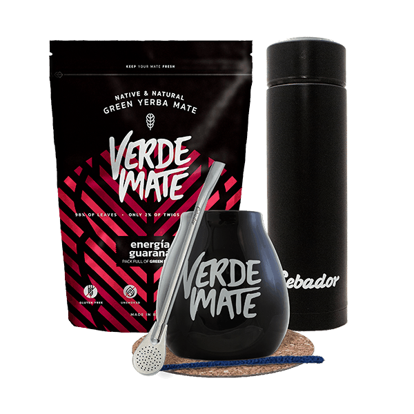 Set Yerba Mate Green Energia 500g 0,5kg Thermos