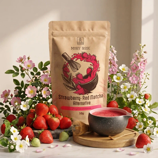 Mary Rose – Red Matcha Alternative – Strawberry Powder 50g