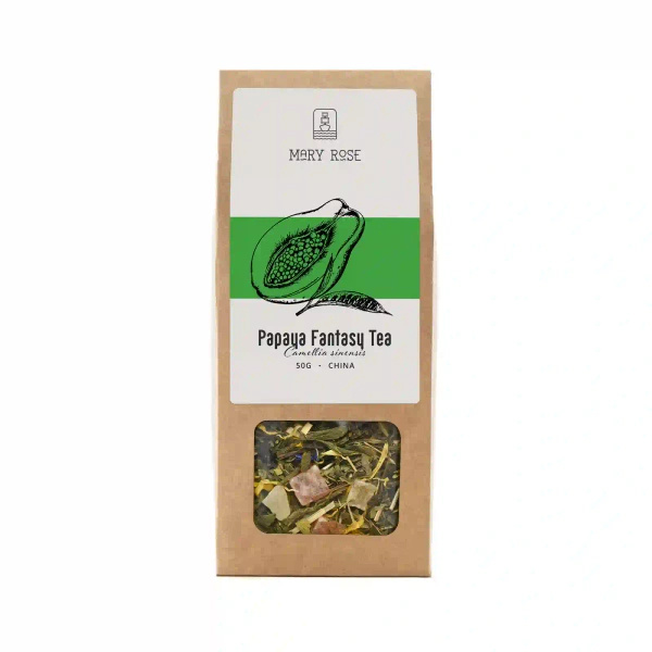Mary Rose - Papaya Fantasy Green Tea - 50g