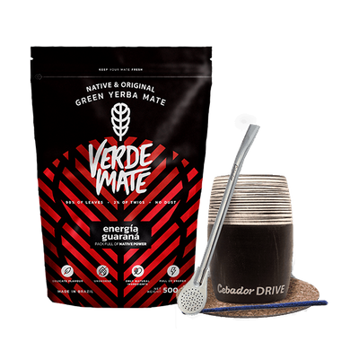 Set  mate tea Energia 500g Gourd Bombilla