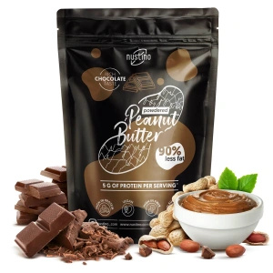 Nustino – Powdered Peanut Butter – Chocolate (no sugar added) 400g