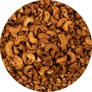 Nustino Crunch – ristede cashewnøtter – Pizza Margherita Flavour 100 g
