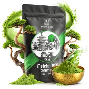Ceremonial Matcha Tea Brewing Set: Japanese Organic Matcha 30g + Accessories