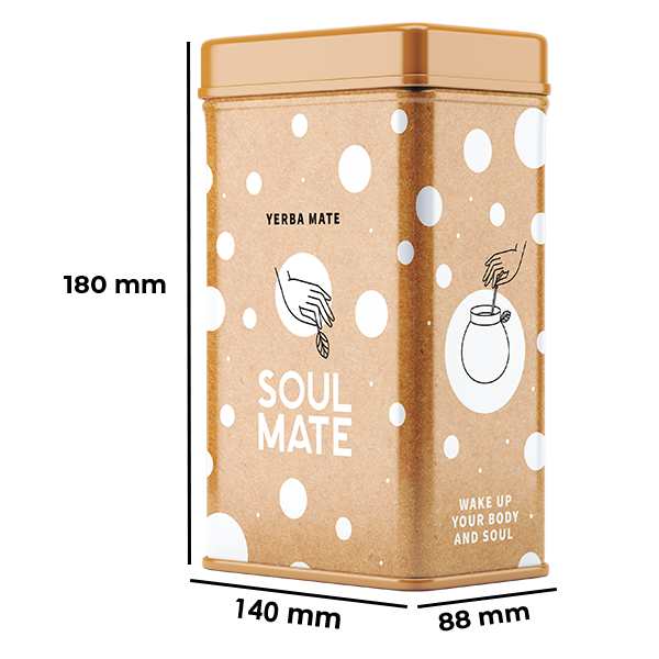 Yerbera – Tin can + Soul Mate Orgánica Frosty Season 0.5kg