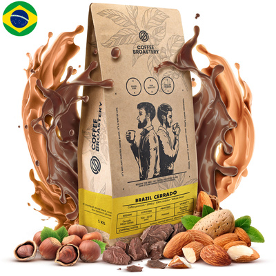 Bro Coffee Roastery - Whole Bean Coffee Brazil Cerrado Premium 1kg